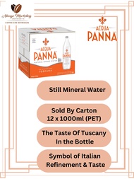 ACQUA PANNA STILL NATURAL MINERAL WATER 12 x 1000ml PET (Allonge Marketing)