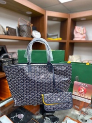尖沙咀門市現貨🩷Goyard saint louis tote Pm  深藍 Navy 棕黑色 brown/black 🩷其他色都可以代購