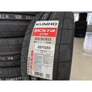 Tyre Tires Tayar Semi Slick 205 50 15 Kumho Ecsta V730 2025 TREADWEAR 200 AA