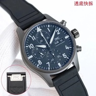 1: 1 High-Quality Original Standard Real Shot IWC Pilot IWC Pilot Chronograph Series Ceramic Men's W