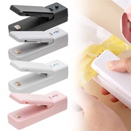 【Layonora】1Pcs Mini Bag Sealer Rechargeable Portable Bag Vacuum Heat Sealer&Cutter for Plastic Snack