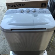 mesin cuci sharp 2 tabung 8kg