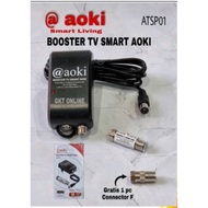 Terbaik AOKI BOOSTER ANTENA PENJERNIH TV SPLITTER UNTUK 2TV ATSP01