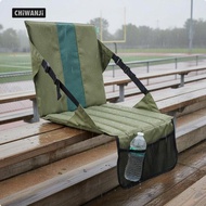 [CHiWANji] Foldable Bleacher Seat Water-Resistant Stadium Seat Cushion Lightweight Padded Bleacher C