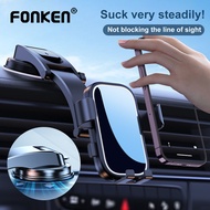FONKEN Suction Cup Navigation Car Phone Holder Waterfall Style Universal Stand Dashboard Mount For iPh Samsung Xiaomi Huawei