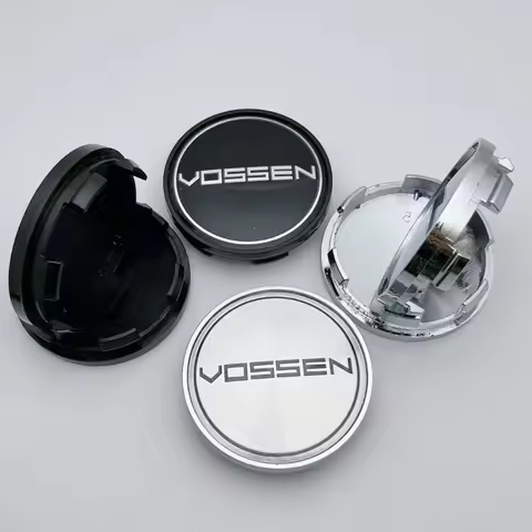 4pcs Vossen Logo Emblem Car Wheel Center Caps 65MM (59MM I.D) Wheels Hub Hubcaps Auto Rim Center Cov