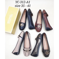 Yc-312-a1 Lillie Logo Moccasin Shoes/Leather Shoes/Work/Office Shoes