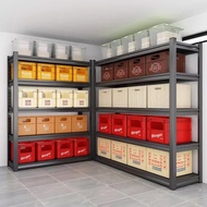 Metal Rack Adjustable Boltless Rack Home Kitchen Store Storage Rack Stainless Steel Rack Bookshelf W