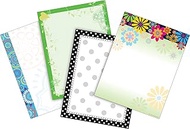 BARKER CREEK Designer Computer Paper Set, Peaceful Thoughts, 200 Sheets (50 Each of 4 Designs) of De