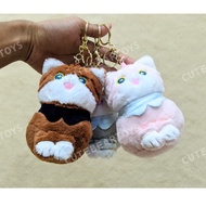 GANTUNGAN Keychain Bag Charm Cat Keychain Cute Cat Keychain