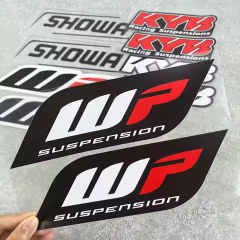 Motorcycle Front Forks Sticker Waterproof Fork Kyb Wp Suspension Showa Decals for Yamaha Honda Suzuk