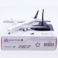 Ready Stock Aircraft 1: 400 JC Wings Alloy Airliner Model United Airlines B767-400ER N76055