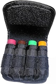 1 Aplus Nylon Case Pouch Holder Bag Storage for 4 x 18650 Battery Belt Holster β Strap Style (Batter