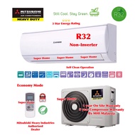 Mitsubishi Non Inverter Aircond R32 Mitsubishi Heavy Industries R32 1hp 1.5hp 2hp Non Inverter Aircond CXP Series