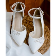 Bejo H88 luxury wedding shoes with plastic beads