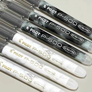 Japan PILOT PILOT P500 Gold Label Marble Pattern Limited Gel Pen BL-P50 Student Exam Special Pen