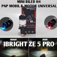 Mini Biled H4 Pnp + Universal IBRGHT ZE 5 PRO Fan Car Motorcycle ninja vixion scoopy verza cbr cb150