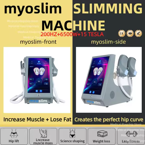 EMS Body Sculpt Machine Sculpting Electromagnetic stimulate Body Slimming Machines Muscle Build 200H