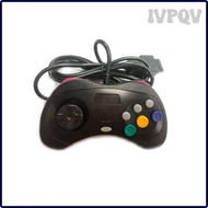 IVPQV High quality Transparent Black Wired Game controller for SEGA Saturn SS console WIDVB