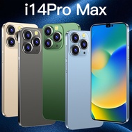 แบรนด์แท้ + ใหม่ IP14 Pro Max Promo Mobile Ram 16GB Rom 1TB โทรศัพท์มือถือ6.7นิ้ว HD + 1440*3040แบบเต็มหน้าจอเครือข่าย4G/5G 8GB แอนดรอยด์10.0จดจำใบหน้ารับประกันโทรศัพท์สำหรับเล่นเกมด้วยลายนิ้วมือ