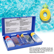 PH Chlorine Water Quality Test Kit Swimming Pool Tester Water Testing Box