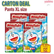 Mamypoko Japan Doraemon Carton Sale - Extra Large Pants Diapers (XL 36 Pieces x 4 Packs)