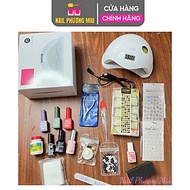 Combo Nail Cá Nhân 19 Món Làm Tại Nhà, Sơn Gel Nữ, Máy Sấy Gel Sun5, Kềm Nhặt Da, Dụng Cụ Chăm Sóc M