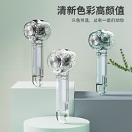New Refrigerated Handheld Fan usb Rechargeable semiconductor ice-cooling hook mini transparent fan W