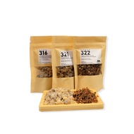 Frankincense (Somalia), Myrrh (Somalia) &amp; Sweet Myrrh (Ethiopia) 100% Pure &amp; Natural Resin 3 x 50g