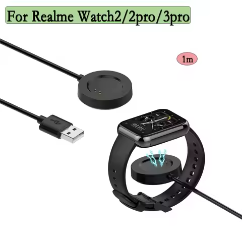 Charger Cable For Realme Watch 3 Pro Universal Smart Watch Fast Charging Cable With Dock Holder Stan