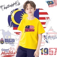 I Love Malaysia T Shirt for kids and adults Hari Merdeka Tshirt 100% cotton baju i love malaysia Nat
