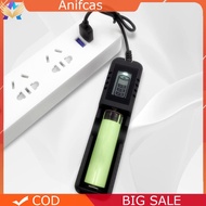 Single Slot 18650 Battery Charger LCD Display USB Rechargeable Battery Charger