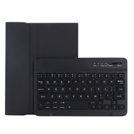 全城熱賣 - C06B 超薄糖果色藍牙鍵盤平板皮套 帶支架&筆槽 適用於iPad mini 6 / mini 7 (顏色：黑色)