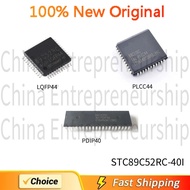 1~5 PCS STC89C52RC-40I STC89C52RC-40I-LQFP44 STC89C52RC-40I-PDIP40 STC89C52RC-40I-PLCC44 100% Qualit
