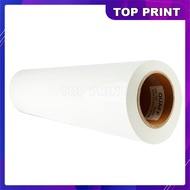 1 Roll Quaff Heat Transfer Vinyl “WHITE" Rubberized for T-Shirt (25meters)