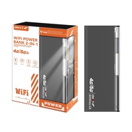 ใหม่ พร้อมส่ง รุ่น M27 4G/5G Wifi 8000mAh แบบพกพา 2in1 ปล่อยไวไฟและชาร์จแบตโทรศัพท์ได้พร้อมกัน