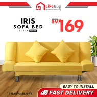 ⚡️FREE SHIPPING⚡️IRIS Durable Foldable 2 in 1 Sofa Bed 3 Seater  [1 YEAR WARRANTY &amp; READY STOCK] /katil sofa/ Futon/ Daybed Sofa Murahsofa / sofa bed / bed / foldable bed