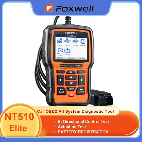 OBD2 Scanner Full System Code Reader Active Test FOXWELL NT510 Elite ECU Coding OBD OBD2 Car Diagnos