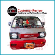◴ ✳ ♒ 7INCHES UNIVERSAL Round Halogen Headlamp Headlight H4 SUZUKI MULTICAB CATEYE JEEPNEY OWNER JE