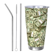 Dollars Money 20oz Car Tumblers with Lid Gift for Women Girl Daughter Sister Animal Lovers Christmas