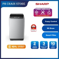 SHARP ES-X SERIES ES721X ES821X ES921X 7.5KG - 9.5KG TOP LOAD WASHING MACHINE / WASHER (NEW MODEL)