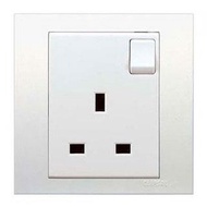 SCHNEIDER VIVACE 1GANG 13A SWITCH SOCKET (KB15_WE)