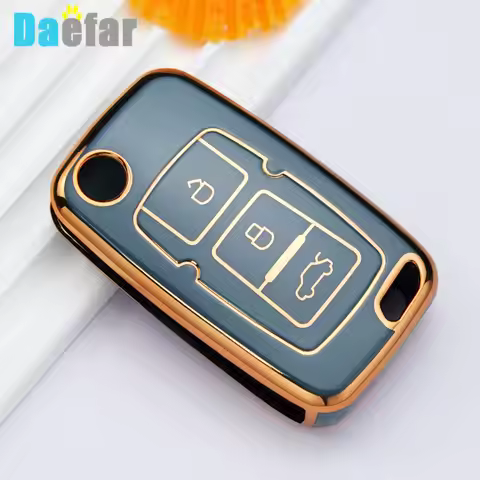 Folding TPU Remote Car Key Case Cover for Geely Emgrand EU 7 EC7 EC715 EC718 EC7-RV EC715 EC718-RV G