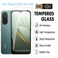 Screen Protector For Poco C81 Pro 4G C81Pro Tempered Glass Film Transparent Ultra Clear Anti Scratch