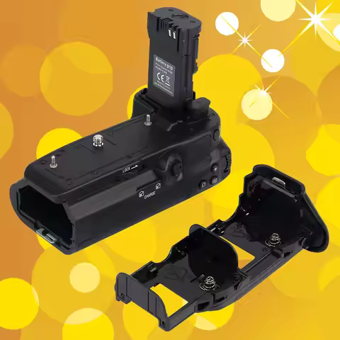 Battery Grip for Canon R5 R5C R6 R6 Mark II R6 II BG-R10 Battery Holder Vertical for Canon LP-E6 LP-