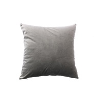 [特價]荷蘭絨素色抱枕套45x45cm 灰