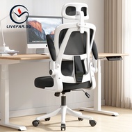 Ergonomic Office Chair with Lumbar Support 4D Adjustable Arms Headrest, High Back Computer Chair