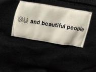 愛日貨現貨 gu beautiful people 男女適穿 T恤 346525 藍色 黑色 白色