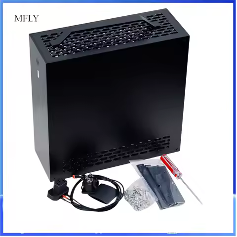 2025 new Spot Lzmod mini A24-V5 2.0 dual slot single display 1u power supply itx chassis double-side