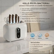 UV Sterilising Knives & Chopping Board Set
